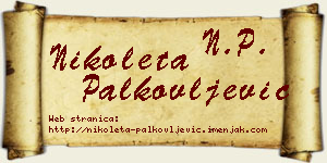 Nikoleta Palkovljević vizit kartica